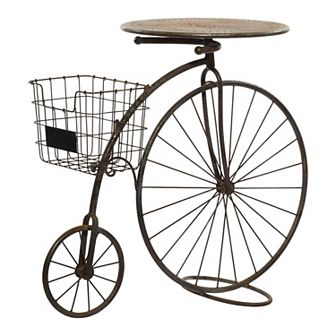 Stella & Eve Farmhouse Bike Plant Stand Floor Decor