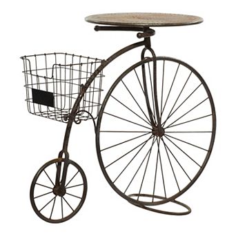 Stella & Eve Farmhouse Bike Plant Stand Floor Decor