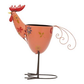 Stella & Eve Chicken Eclectic Planter Floor Decor