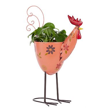 Stella & Eve Chicken Eclectic Planter Floor Decor