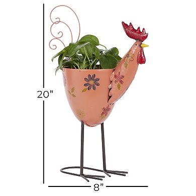 Stella & Eve Chicken Eclectic Planter Floor Decor