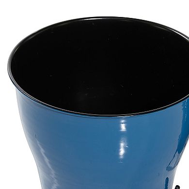 Stella & Eve White Metallic Farmhouse Planter Table Decor 2-piece Set