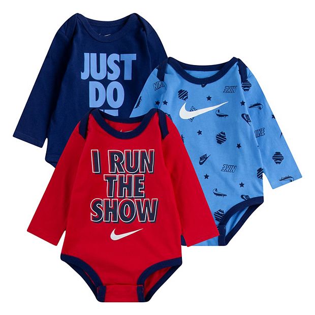 Baby Boy Nike 3 Pack Bodysuits