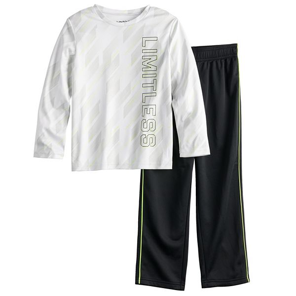 Boys 412 Jumping Beans® Active Long Sleeve Tee and Pants Set