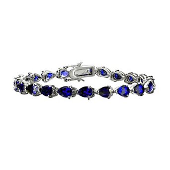 Sterling Silver Cubic Zirconia Tennis Bracelet