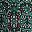 Green Mirrored Ditsy