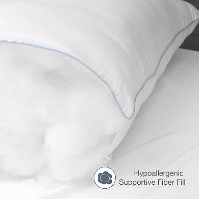 SensorPEDIC 2-pack Any Position Fiber Fill Jumbo Bed Pillow