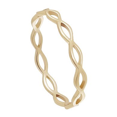 PRIMROSE Sterling Silver Multi-Open Oval Band Ring