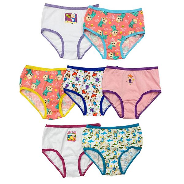 Toddler Girl 7 Pack CoComelon Brief Underwear