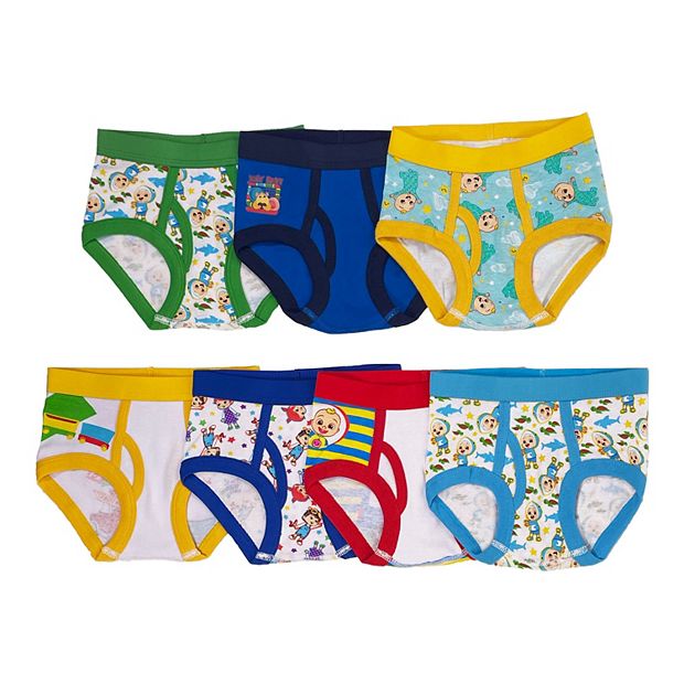 Toddler Boys CoComelon 7 Pack Brief Underwear
