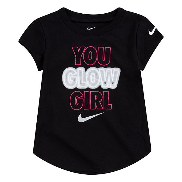 Toddler Girls Nike "You Glow Girl" Graphic Tee