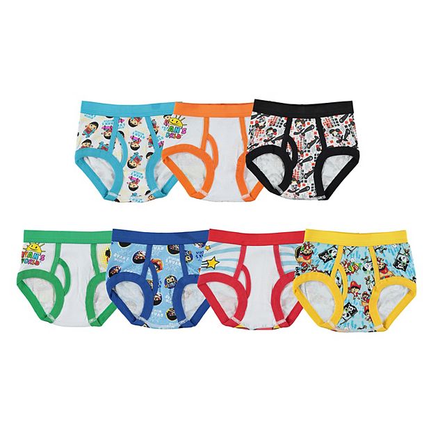 Toddler Boy Ryan's World 7-Pack Character Print Briefs