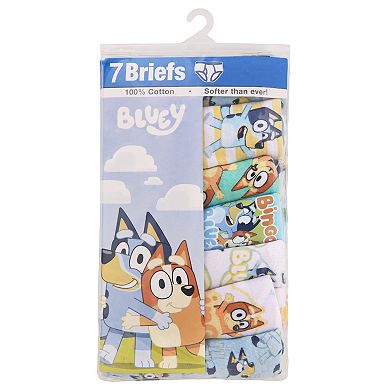 Toddler Boy Bluey 7 Pack Briefs