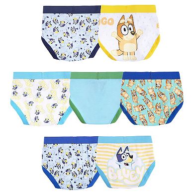 Toddler Boy Bluey 7 Pack Briefs