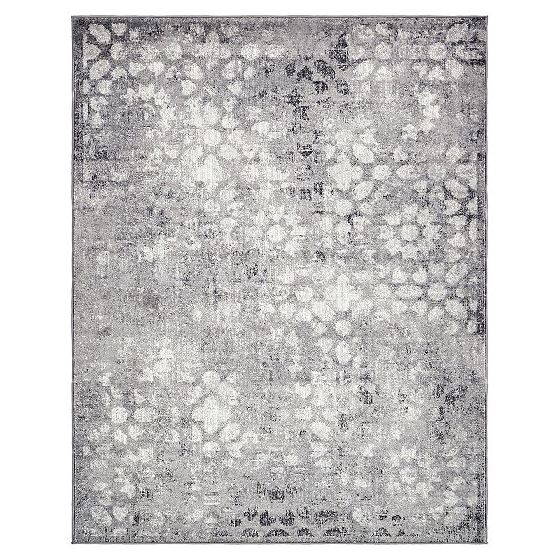 Unique Loom Sofia Collection Traditional Vintage Rug, Grey, 9X12 Ft