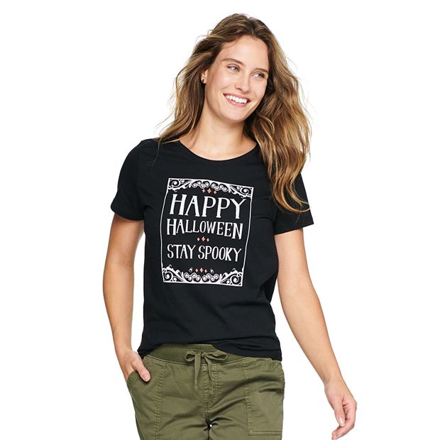 Women's Sonoma Goods For Life® Crewneck Halloween Graphic Tee