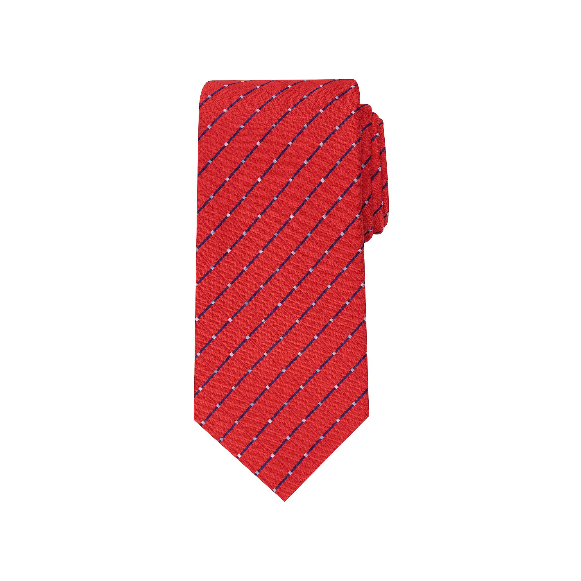 Big & Tall Bespoke Patterned Extra-Long Tie, Size: X LONG, Red Foster