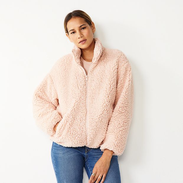 Petite teddy outlet jacket