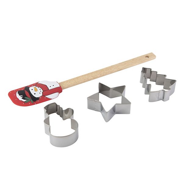 St. Nicholas Square® Yuletide Spatula Cookie Cutter Set