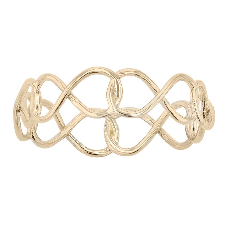 Au Naturale 14k Yellow Gold Infinity Ring, Womens