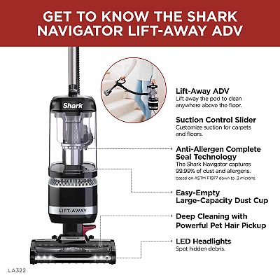 Shark® Navigator® Lift-Away® ADV Upright Corded Vacuum with Anti