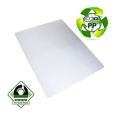 Ecotex Polypropylene Rectangular Foldable Chair Mat for Carpets