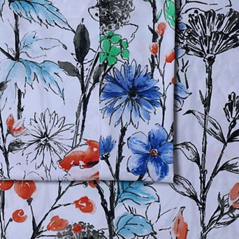 Azores Home Printed Microfiber Deep Pocket Sheet Set