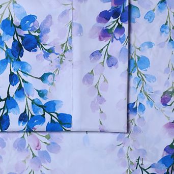 Azores Home Printed Microfiber Deep Pocket Sheet Set