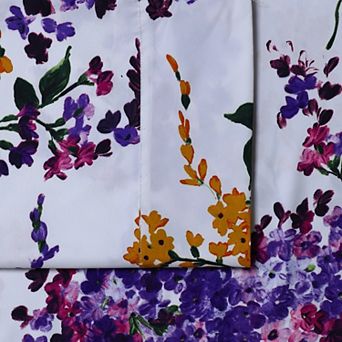 Azores Home Printed Microfiber Deep Pocket Sheet Set