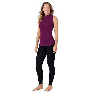 Women's Cuddl Duds® Softwear with Stretch Sleeveless Mock Neck Tank Top