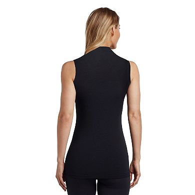 Women's Cuddl Duds® Softwear with Stretch Sleeveless Mock Neck Tank Top
