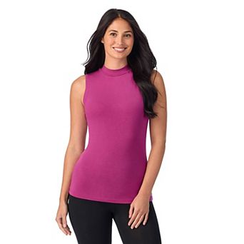 Women's Cuddl Duds® Softwear with Stretch Sleeveless Mock Neck Tank Top