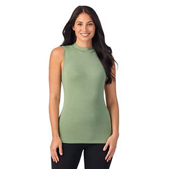 Women's Cuddl Duds® Softwear with Stretch Sleeveless Mock Neck Tank Top