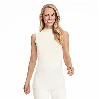 Women's Cuddl Duds® Softwear with Stretch Sleeveless Mock Neck Tank Top