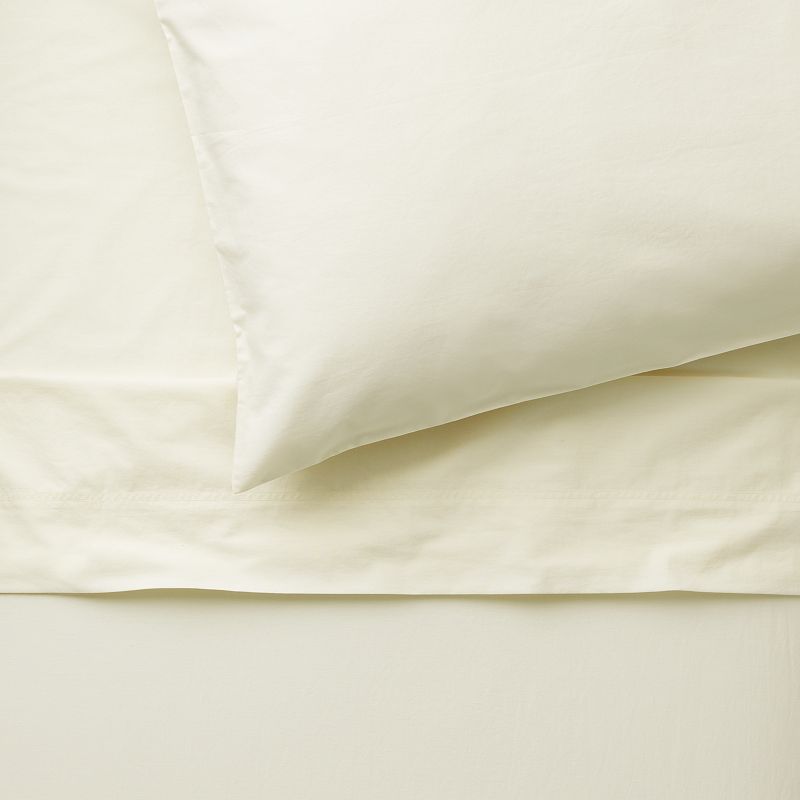 Little Co. by Lauren Conrad Percale Sheets with Pillowcases, White, FULL SE