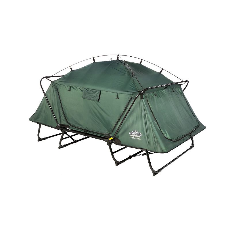 Kamp-Rite Double Tent Cot with Rain Fly, Multicolor