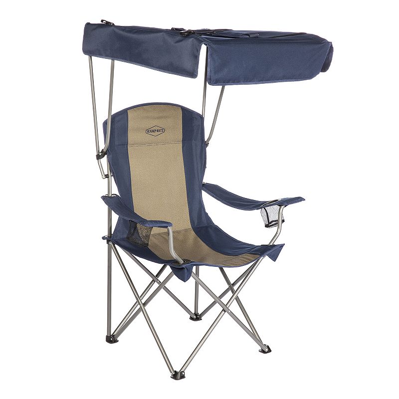 Kamp-Rite Chair with Shade Canopy, Multicolor