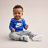 Baby Boy Nike Just Do It Striped Bodysuit & Pants Set
