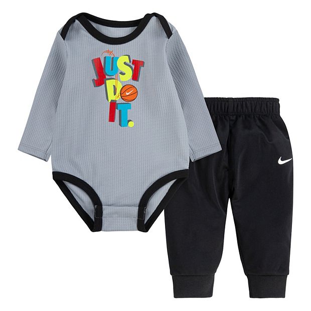 Baby Boy Nike Basketball Just Do It Bodysuit Pants Set