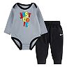 Baby Boy Nike Basketball Just Do It Bodysuit & Pants Set