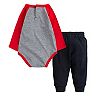 Baby Boy Nike Sportsball Graphic Bodysuit & Pants Set