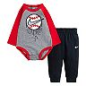 Baby Boy Nike Sportsball Graphic Bodysuit & Pants Set