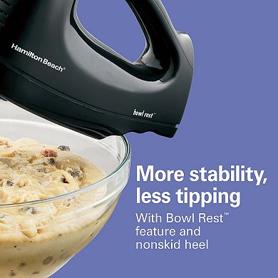 Hamilton Beach Performance 6-Speed Hand Mixer with Snap-on Case