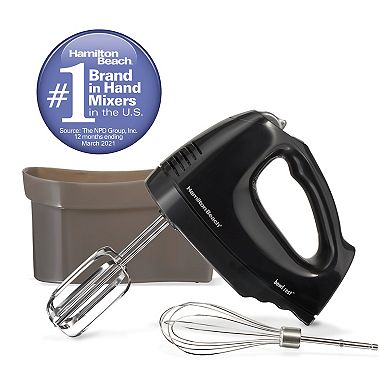 Hamilton Beach Performance 6-Speed Hand Mixer with Snap-on Case