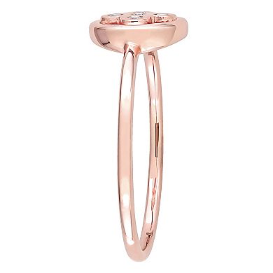 Stella Grace 10k Rose Gold Diamond Accent Circular Ring