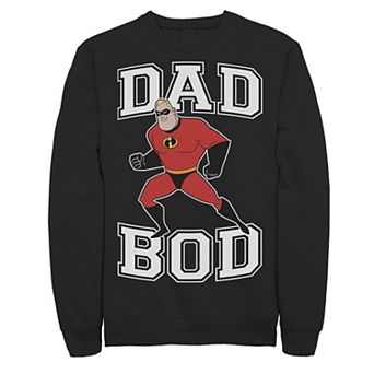 Disney / Pixar's The Incredibles Mr. Incredible Men's Dad Bod Portrait Sweatshirt