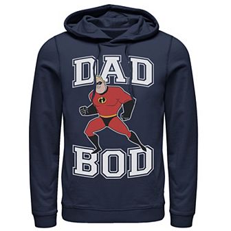 Disney / Pixar's The Incredibles Mr. Incredible Men's Dad Bod Portrait Hoodie