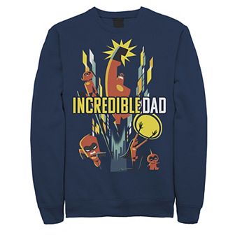 Disney / Pixar's The Incredibles 2 Men's Dad & Family Sweatshirt