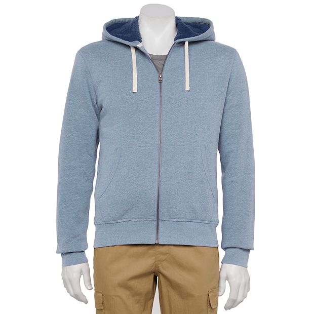 Men's Sonoma Goods For Life® Sherpa-Lined Full-Zip Hoodie