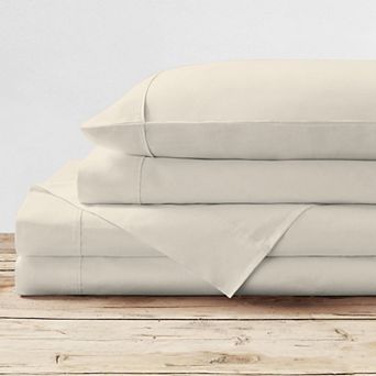 Purity Home 300 Thread Count Organic Cotton Percale Sheet Set or Pillowcases
